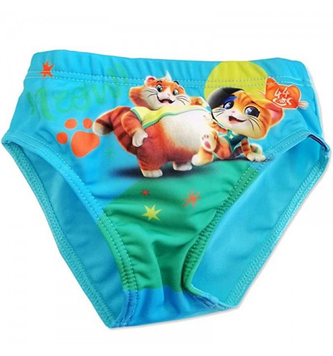 COSTUME SLIP 44 GATTI CELESTE 2-3 ANNI