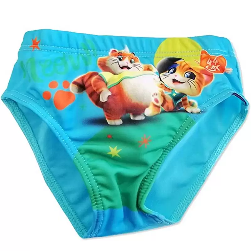 COSTUME SLIP 44 GATTI CELESTE 4-5 ANNI