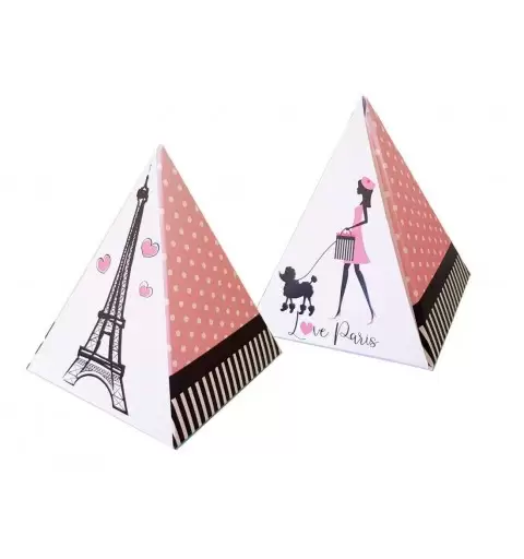 SCATOLINA PIRAMIDE PARTY IN PARIS - 1 PZ