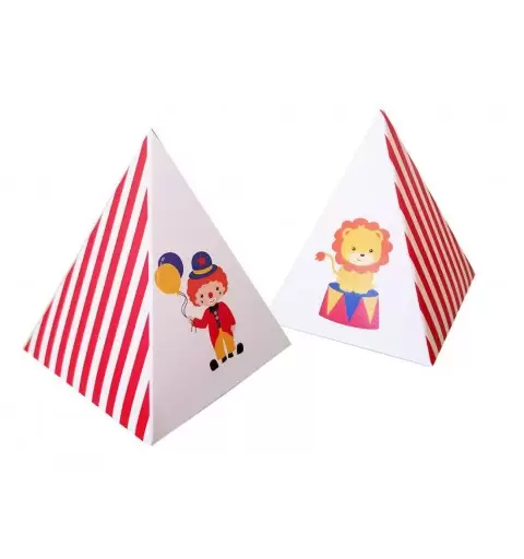 SCATOLINA PIRAMIDE CIRCO - 1 PZ