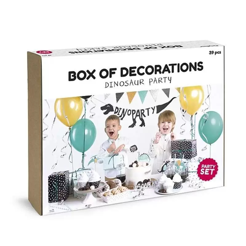 ADDOBBI COMPLEANNO A TEMA DINOSAURI – DECORAZIONI PER LA TAVOLA