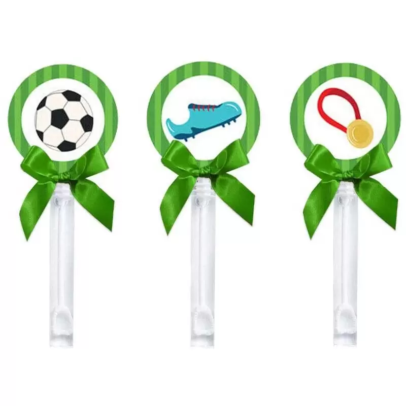 BOLLE DI SAPONE CUORE TEMA CALCIO - 24 PZ