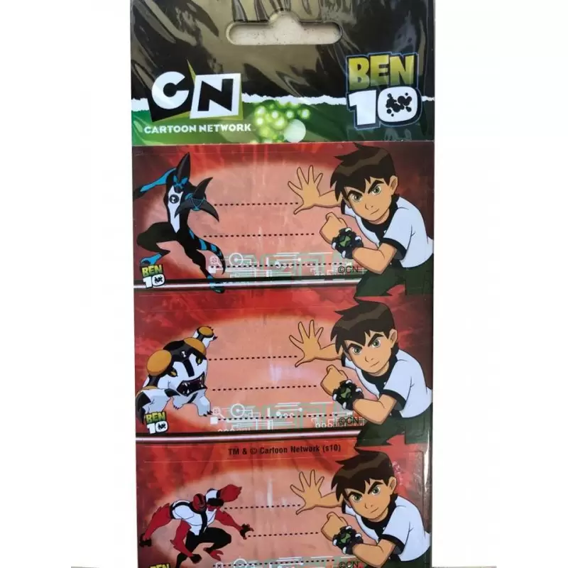 Etichette adesive Ben 10 - 48 pz