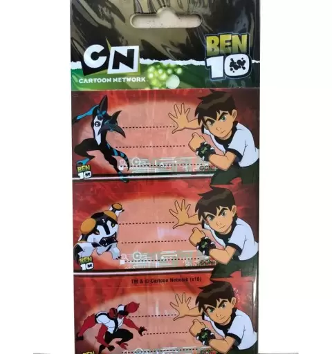 Etichette adesive Ben 10 - 48 pz