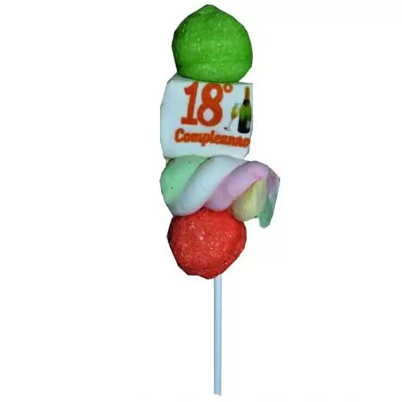 24 MINI SPIEDINI DI MARSHMALLOW 18 ANNI