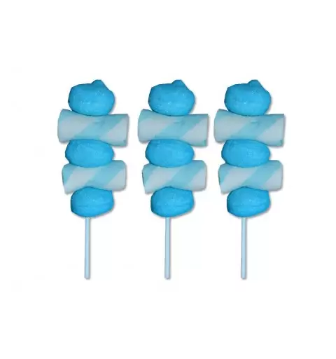 MINI SPIEDINI DI MARSHMALLOW CELESTI 12 PZ