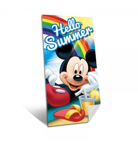 Telo Mare in Spugna Topolino Mickey Mouse  Hello Summer  WD20218