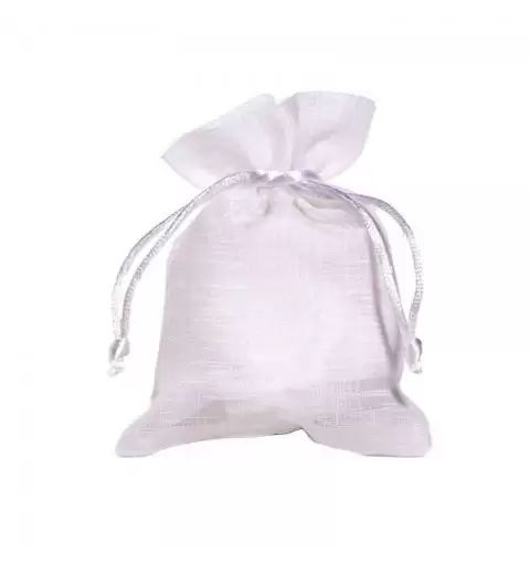 SACCHETTO BIANCO IN ORGANZA 10X12 CM