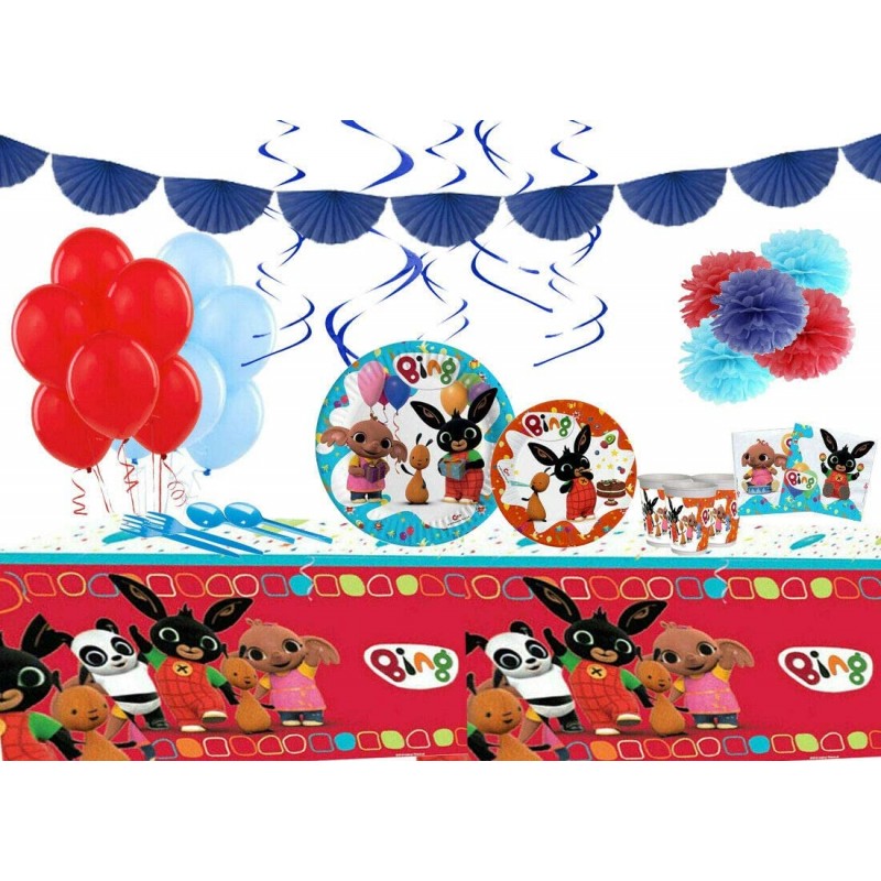 Kit compleanno N 55 Decorazioni Bing Giallo Festa Compleanno coniglietto  nero sula decorazioni bambini cartone animato : .it: Casa e cucina