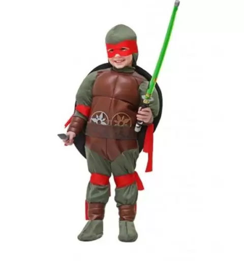 VESTITO COSTUME DI CARNEVALE BAMBINO TARTARUGA NINJA