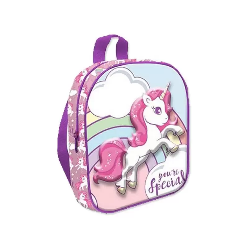 ZAINETTO UNICORNO 3D PER L'ASILO