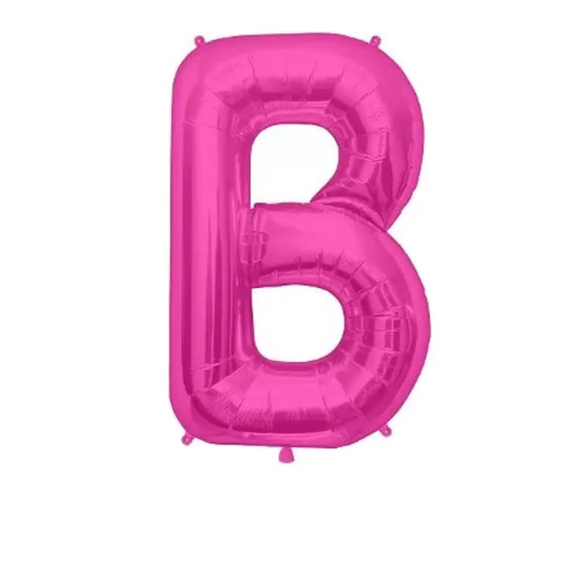 PALLONCINO FOIL LETTERA B MAGENTA FUCSIA 40 CM – 7A3821011