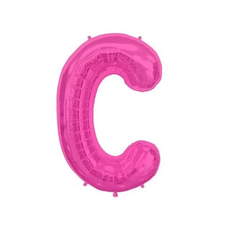 PALLONCINO FOIL LETTERA C MAGENTA FUCSIA 40 CM – 7A3821111