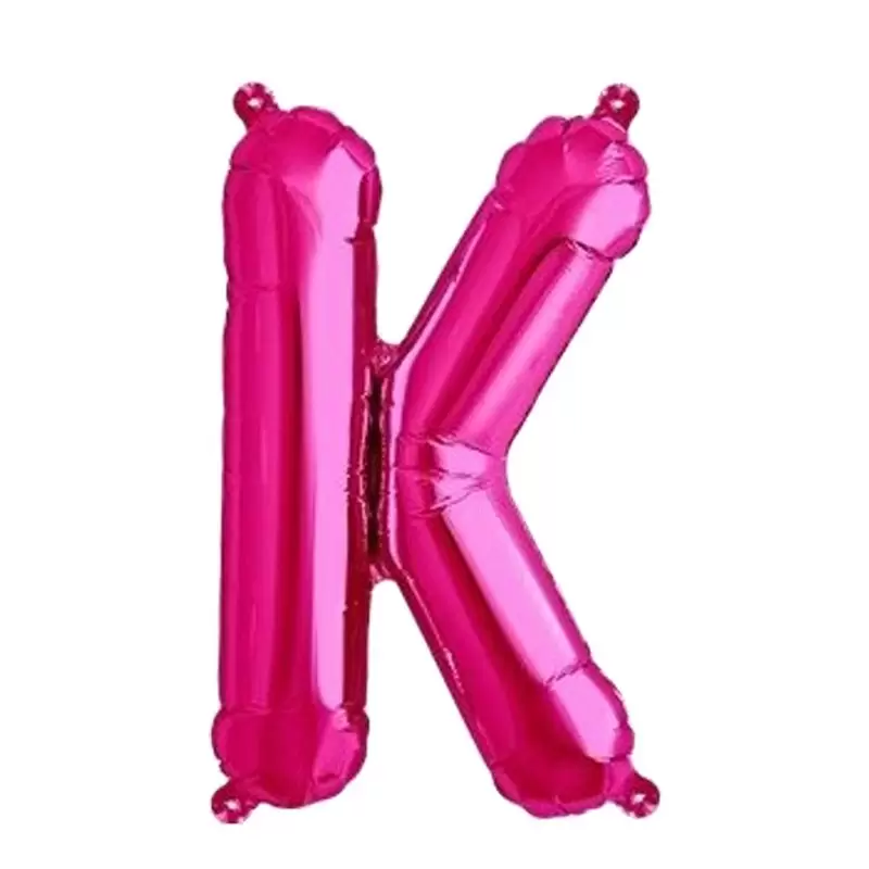 PALLONCINO FOIL LETTERA K MAGENTA FUCSIA 40 CM – 7A3821911