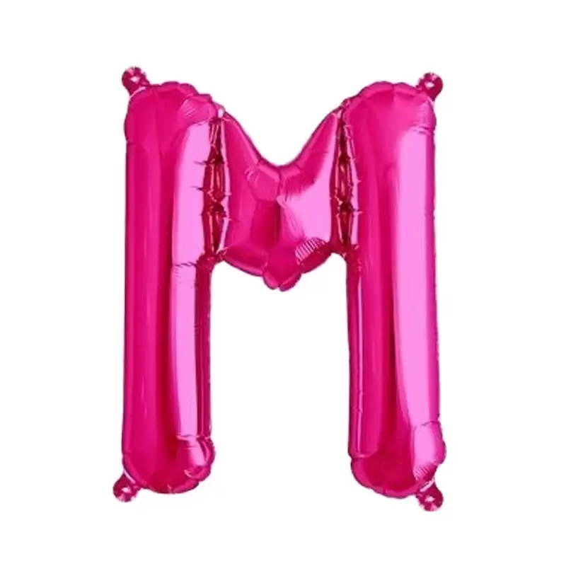 PALLONCINO FOIL LETTERA M MAGENTA FUCSIA 40 CM – 7A3822111