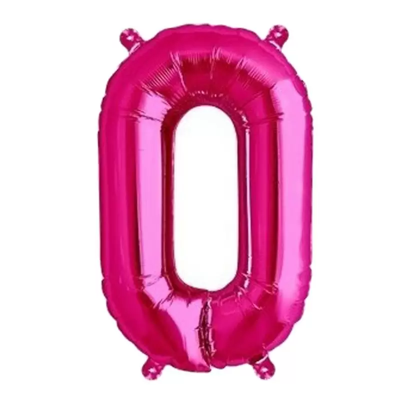 PALLONCINO FOIL LETTERA O MAGENTA FUCSIA 40 CM – 7A3823511