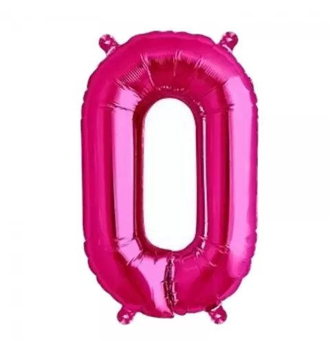 PALLONCINO FOIL LETTERA O MAGENTA FUCSIA 40 CM – 7A3823511