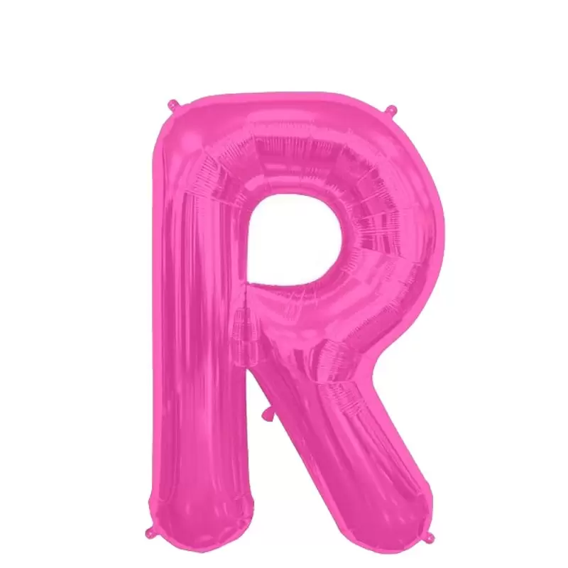 PALLONCINO FOIL LETTERA R MAGENTA FUCSIA 40 CM – 7A3822611