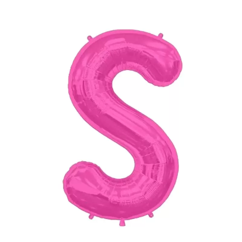 PALLONCINO FOIL LETTERA S MAGENTA FUCSIA 40 CM – 7A3822711