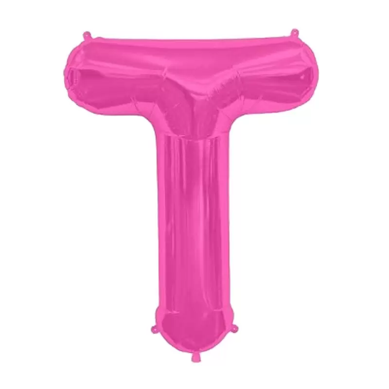 PALLONCINO FOIL LETTERA T MAGENTA FUCSIA 40 CM – 7A3822811