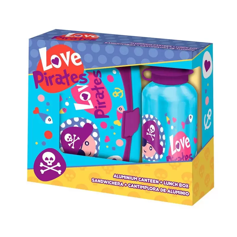 Set merenda Pirati - Lunch Box Love Pirates KL10603