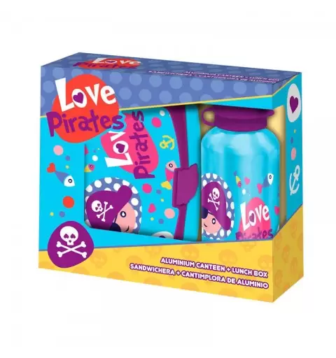 Set merenda Pirati - Lunch Box Love Pirates KL10603