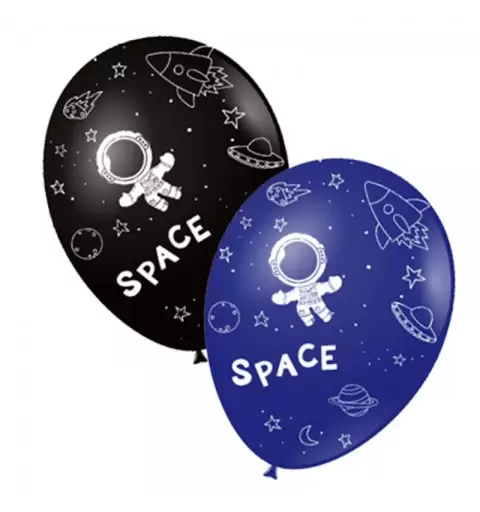 PALLONCINO SPACE PARTY IN LATTICE - 1 PZ