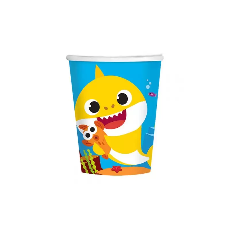 KIT N.17 BABY SHARK - COORDINATO TAVOLA PER 40 BAMBINI