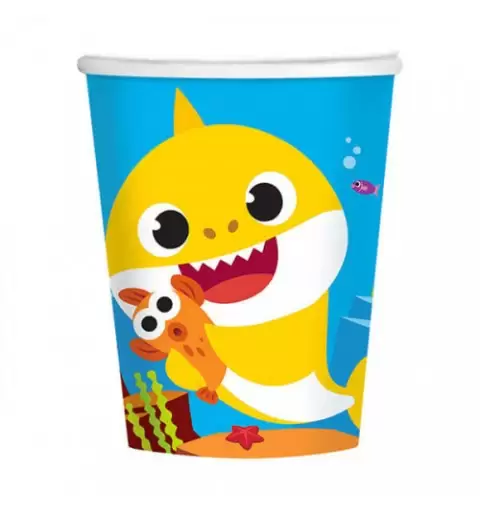KIT N.17 BABY SHARK - COORDINATO TAVOLA PER 40 BAMBINI
