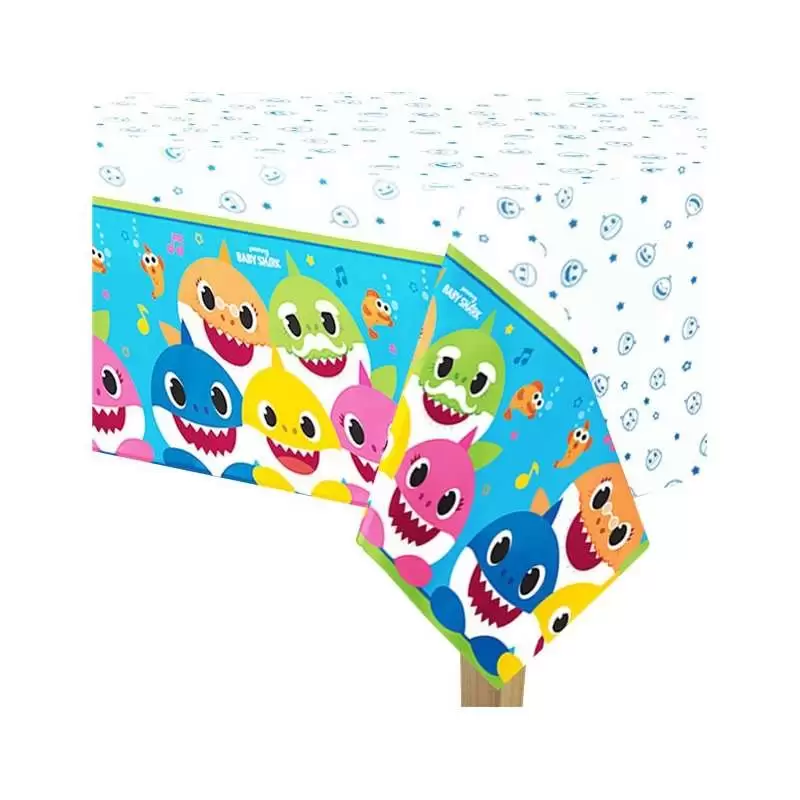 KIT N.17 BABY SHARK - COORDINATO TAVOLA PER 40 BAMBINI
