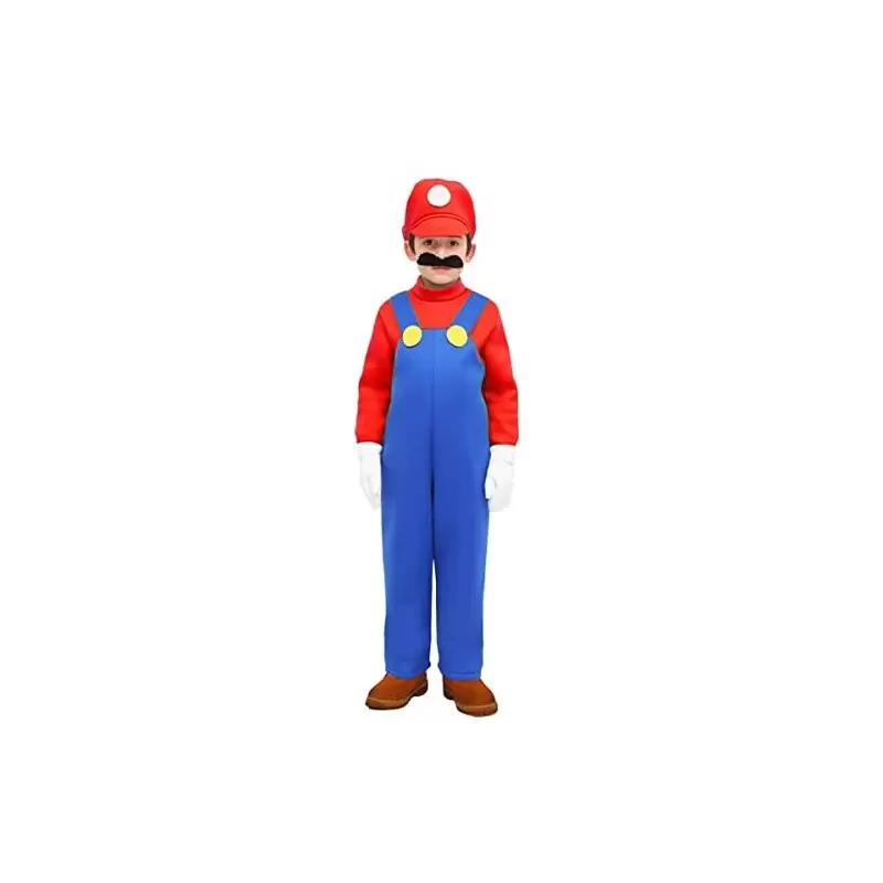 COSTUME DA SUPER MARIO BROS 4-5 ANNI