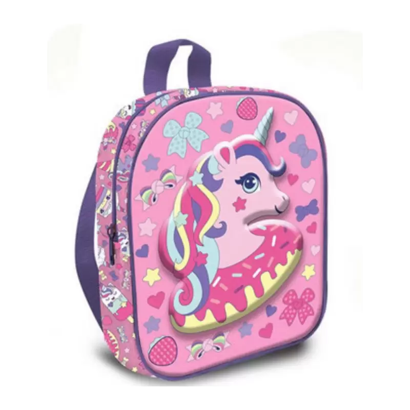 ZAINETTO ASILO UNICORNO CUPCAKES ROSA EFFETTO 3D