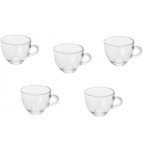 6 TAZZINE DI VETRO PER ESPRESSO