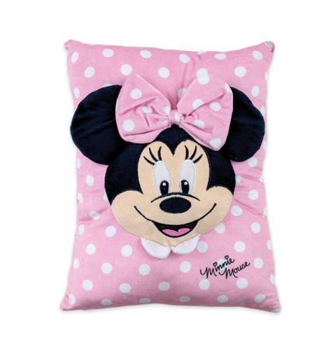 Cuscino in velluto Minnie 3D Rosa pois KP3180WD-4000
