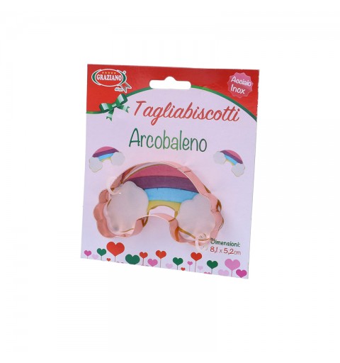 Tagliabiscotti Formina Arcobaleno in Acciaio Inox - Rame 7238
