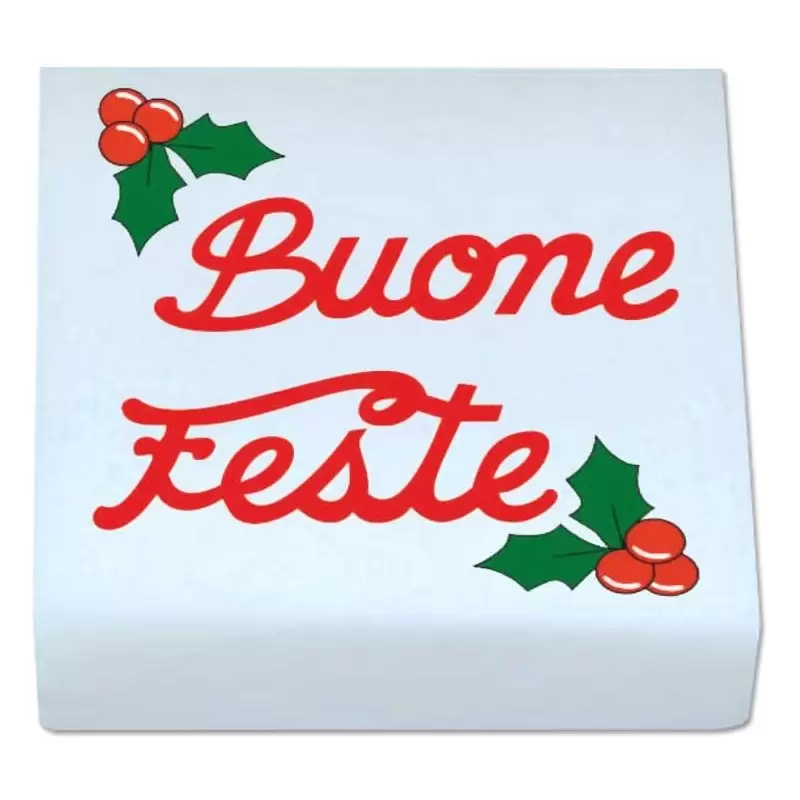 20 QUADRATINI MARSHMALLOW BUONE FESTE