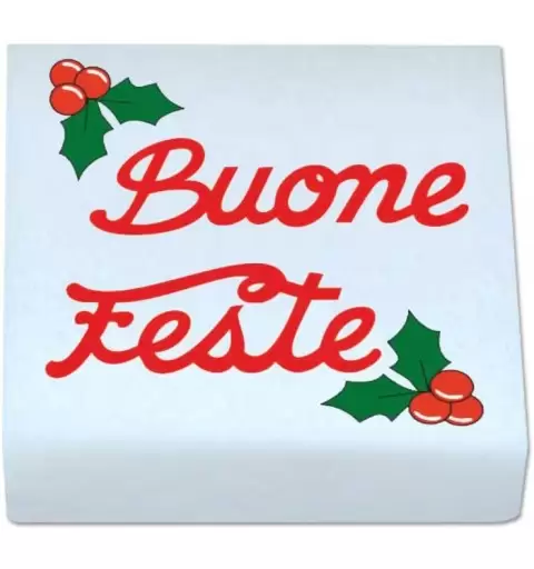 20 QUADRATINI MARSHMALLOW BUONE FESTE