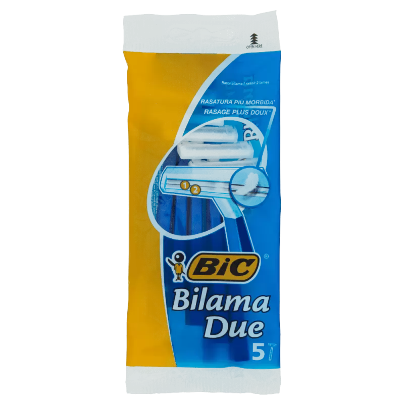 BIC RASOIO BILAMA DUE - 1 CONFEZIONE DA 5 PZ