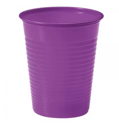 BICCHIERI MONOCOLORE VIOLA 100 PZ