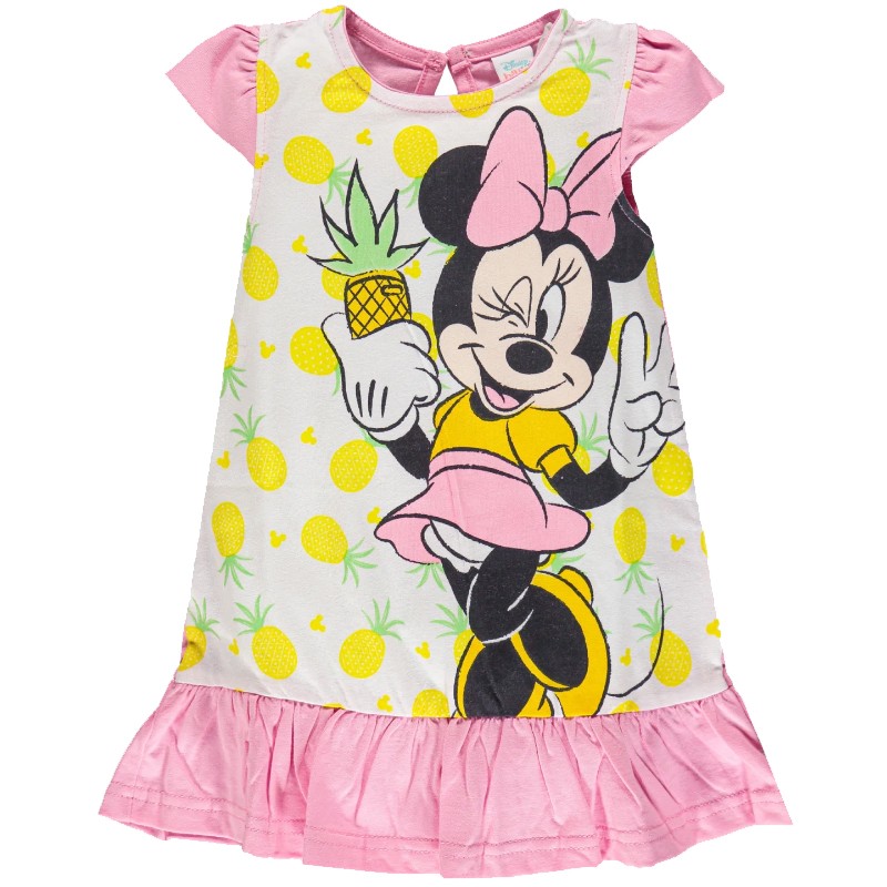 Abito Minnie per neonata in jersey Rosa WA8501 3 mesi
