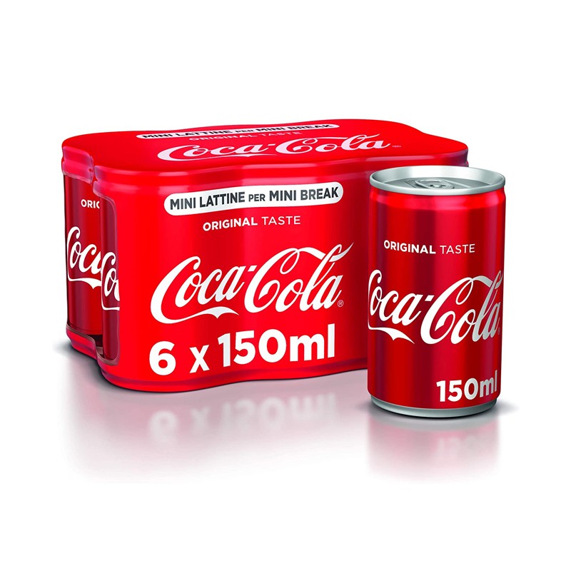 Coca Cola 1 conf di 6 Lattine da 150ml