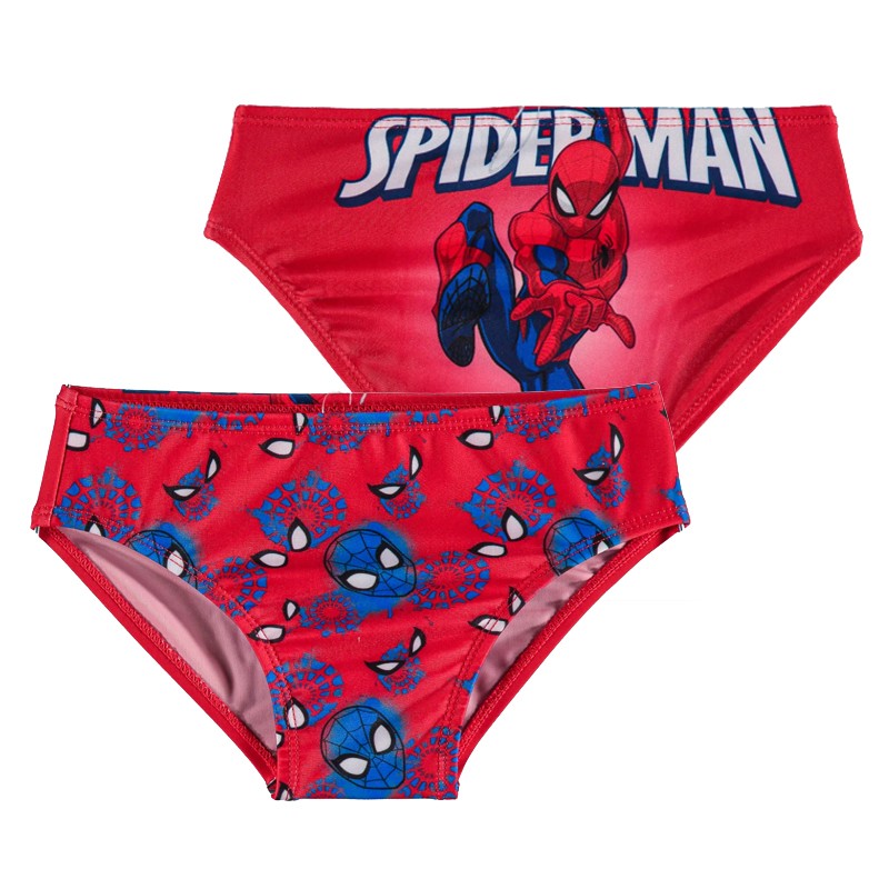 Costume Slip Spiderman 3 anni Rosso W52008