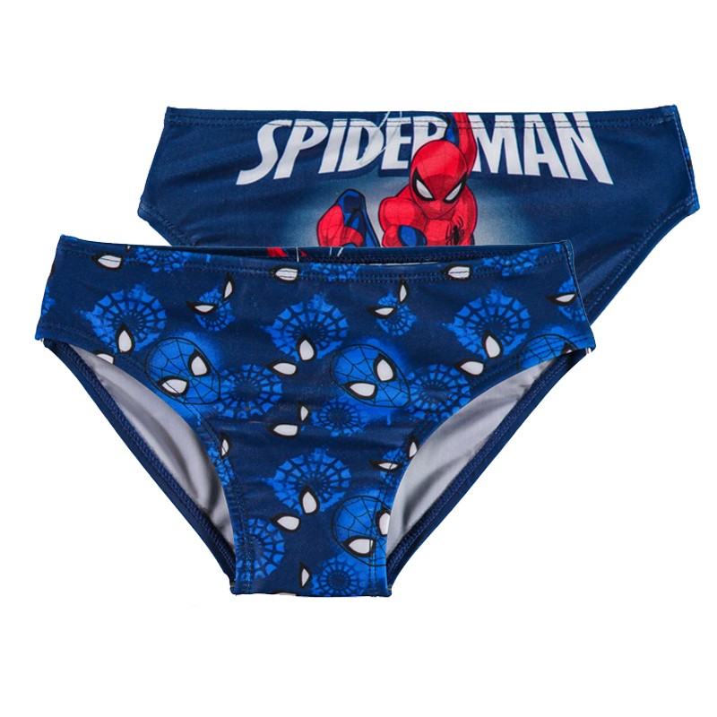 Costume Slip Spiderman 4 anni Blu W52008
