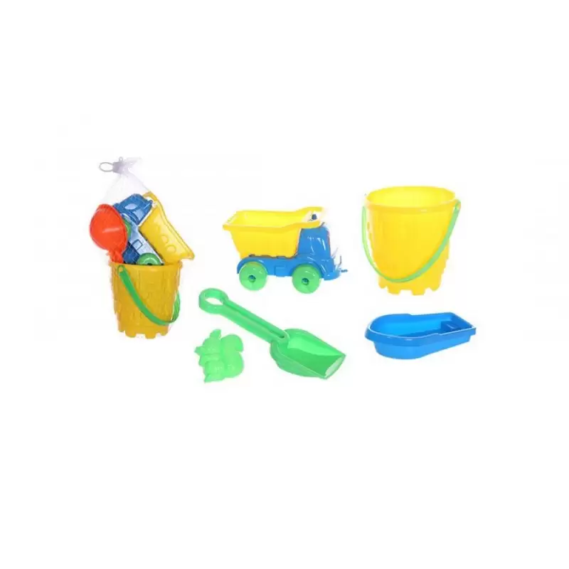 Secchiello da Spiaggia per Bambini con giochini 108577