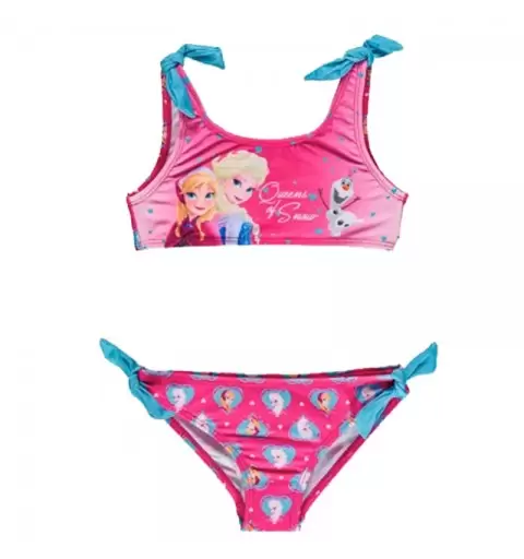 COSTUME 2 PEZZI FROZEN DISNEY ROSA 3 ANNI