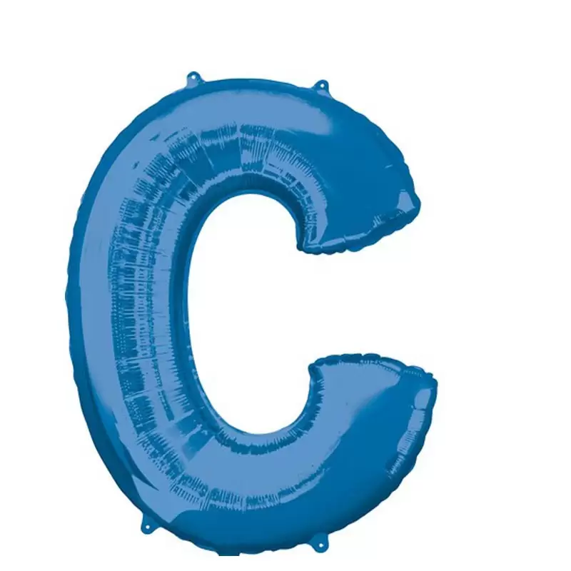 PALLONCINO FOIL LETTERA C BLU 40 CM – 3825501