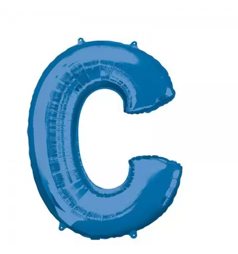 PALLONCINO FOIL LETTERA C BLU 40 CM – 3825501