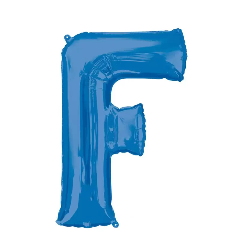 PALLONCINO FOIL LETTERA F BLU 40 CM – 00536