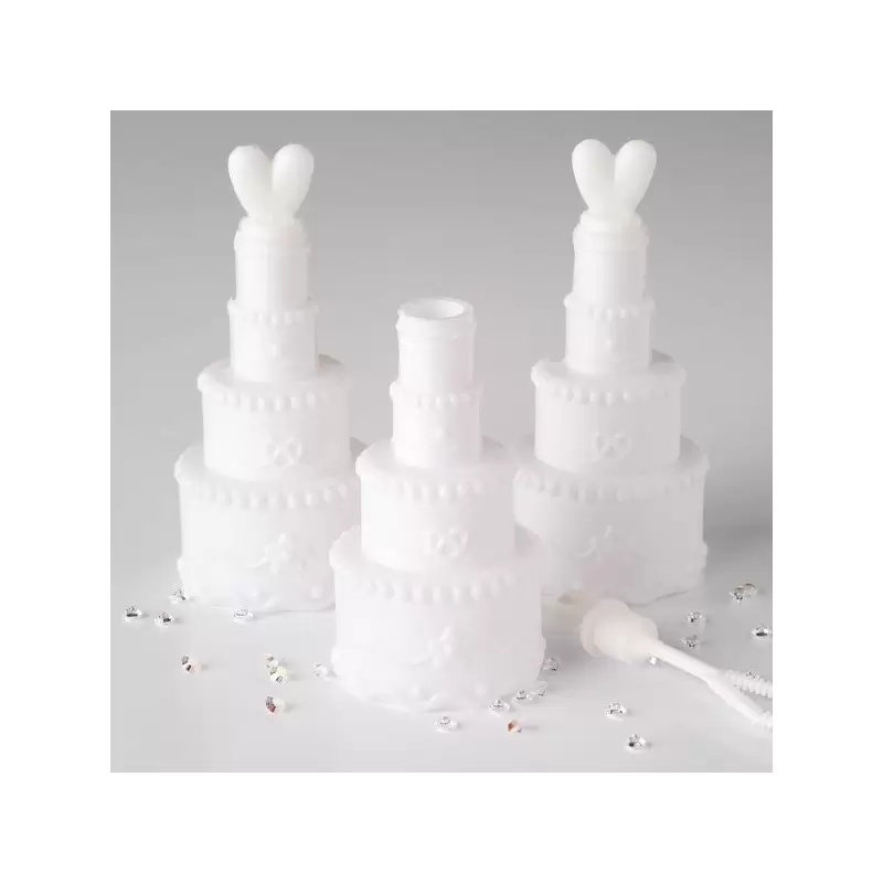 4 WEDDING BUBBLES MOD TORTA BOLLE DI SAPONE MATRIMONIO