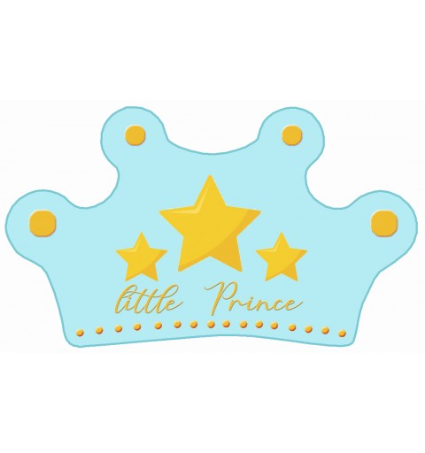 TAGLIA PASTA CORONA CON MINI CIALDE LITTLE PRINCE CELESTI